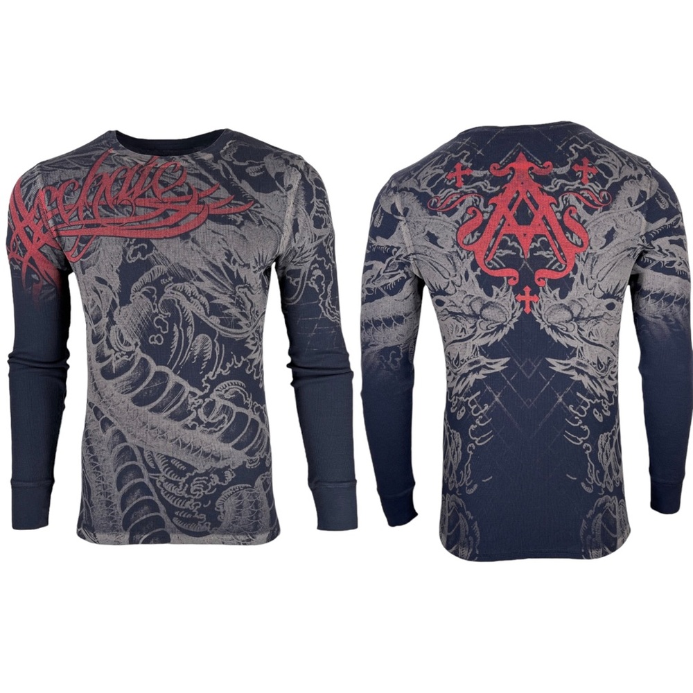 Archaic By Affliction  T-shirt DRAGON RAGE - Picture 2 of 7